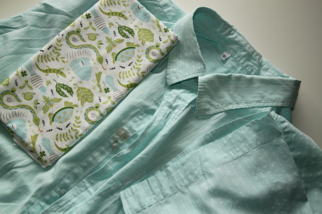 Kolekce oblečení z košile, recyklace - Budilka šije z košiloviny