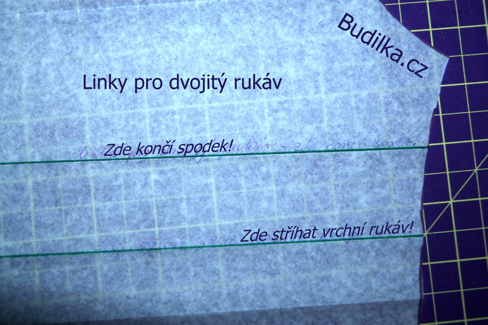 Fotonávod - Jak ušít dvojité rukávy - Budilka.cz
